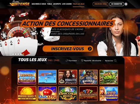 intense casino en ligne.